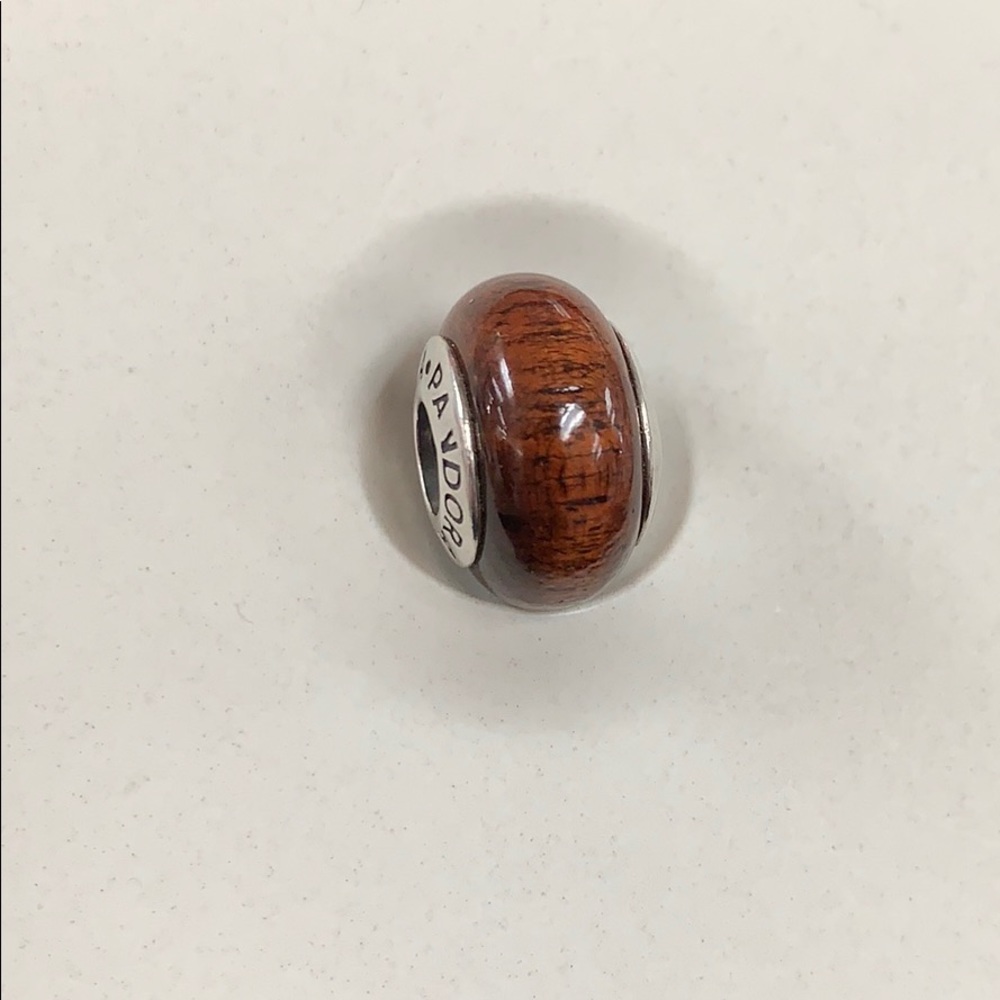 RETIRED PANDORA Acapu Wood Charm
